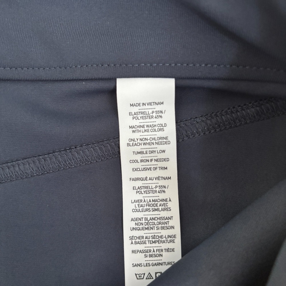 NEW Rhone Commuter Pants Straight Leg High Rise Womens 10 Navy Blue Stretch $148 - Picture 6 of 8